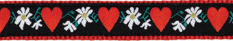 Hearts and Flowers Dog Harness