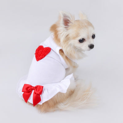 Puff Heart Dog Dress