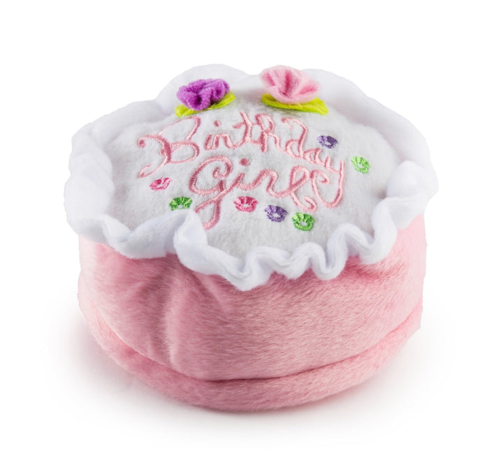 Birthday Dog Pink Cake with Bone (two toys)