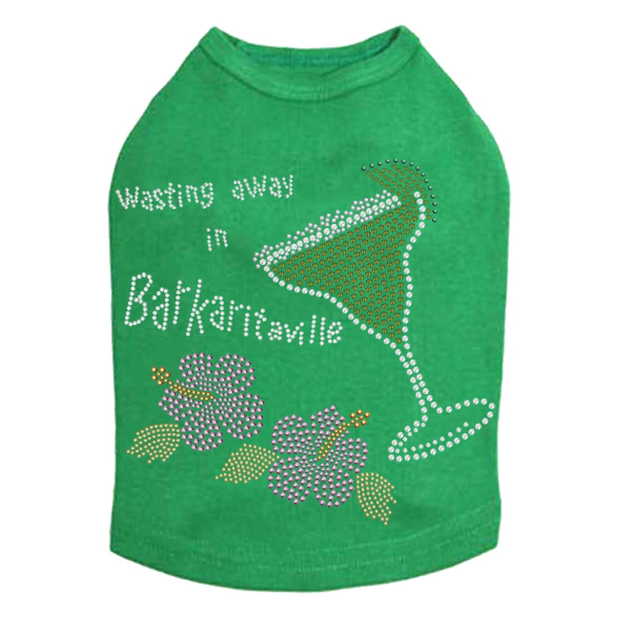 Wasting Away in Barkaritaville Hibiscus - Custom Dog Tank
