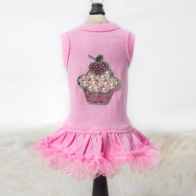 Lil Miss Cupcake Dog Dress