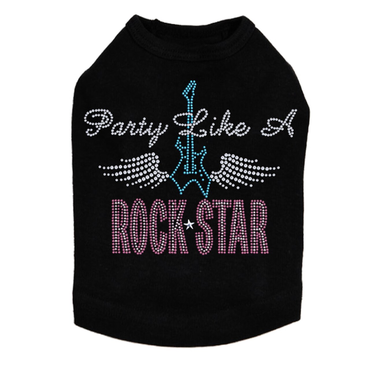 Party Like a Rock Star - Dog Tank - Choose Color
