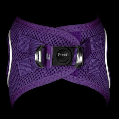 Purple Plush Step In Vest Air-Mesh Harness