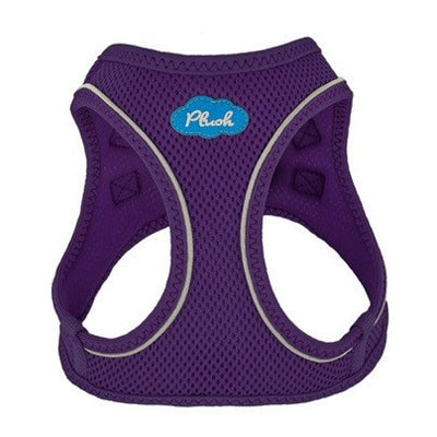 Purple Plush Step In Vest Air-Mesh Harness
