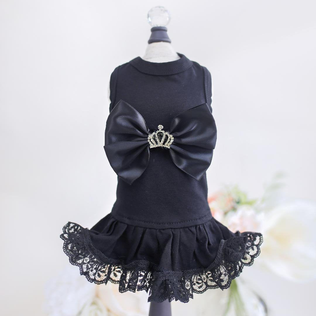 Royal Princess Dog Dress (Blk, Pnk, Wht)