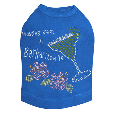 Wasting Away in Barkaritaville Hibiscus - Custom Dog Tank