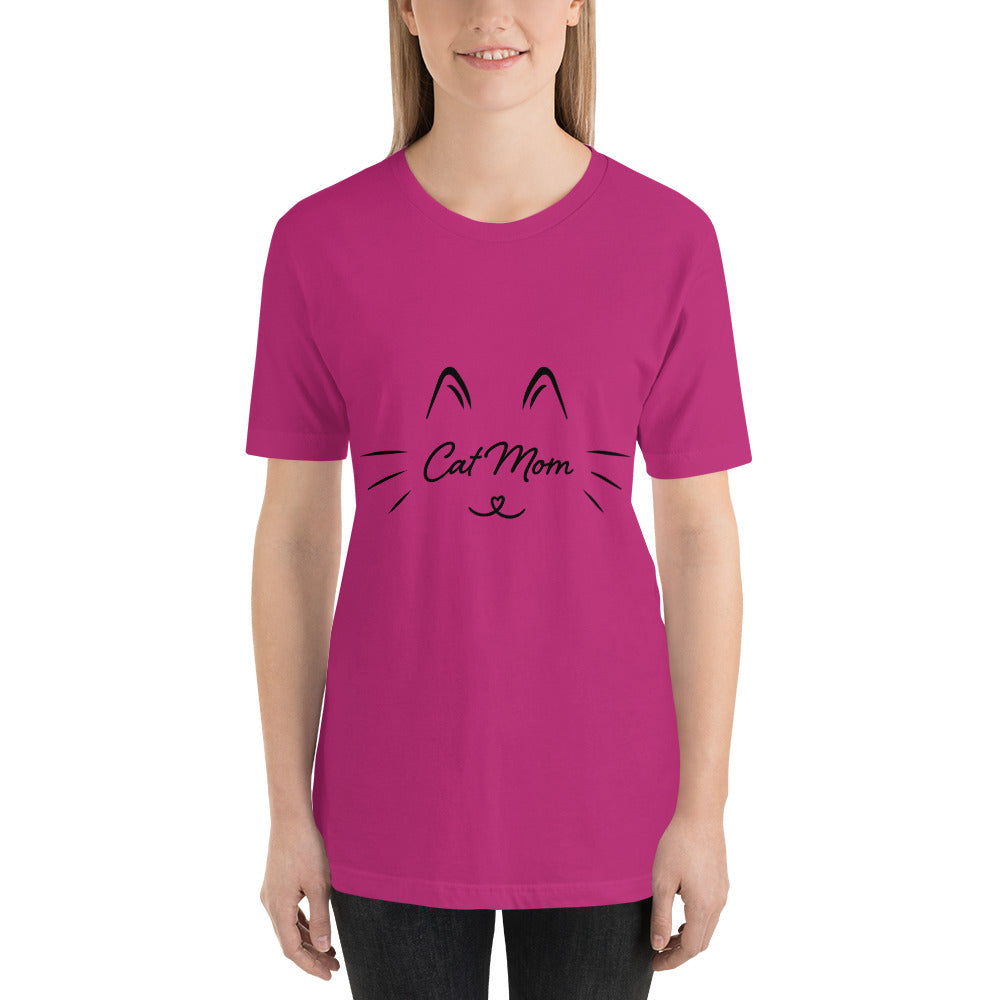 Cat Mom Face T-Shirt