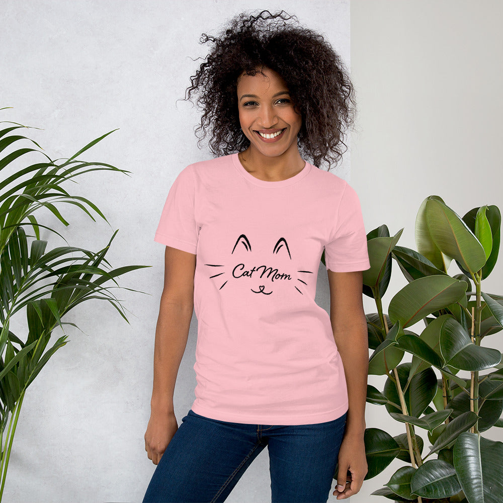 Cat Mom Face T-Shirt