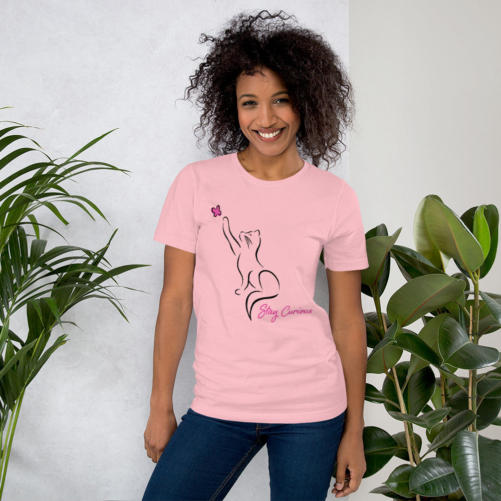 Stay Curious Cat T-Shirt